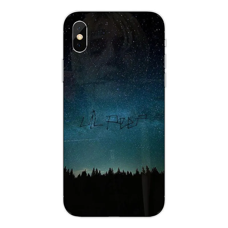 Pop rapper Lil Peep High quality clear Soft Silicone TPU Phone Case For iPhone 11Pro Max 6 6s 7 8 Plus X Xr Coque Cover | Мобильные