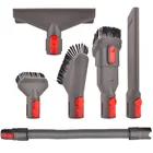 Комплект сменных деталей для Dyson V8, V7, V10, шланг с щеткой, гибкий шланг, щетка, держатель, щетка для кровати