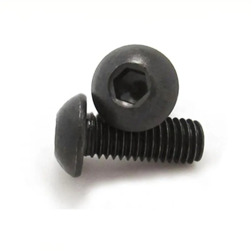 

Axk 50pcs/lot M4*6/8/10/12/16/20/25/30/35/40/45/50 Grade 10.9 Button Head Hex Socket Button Head Cap Screws