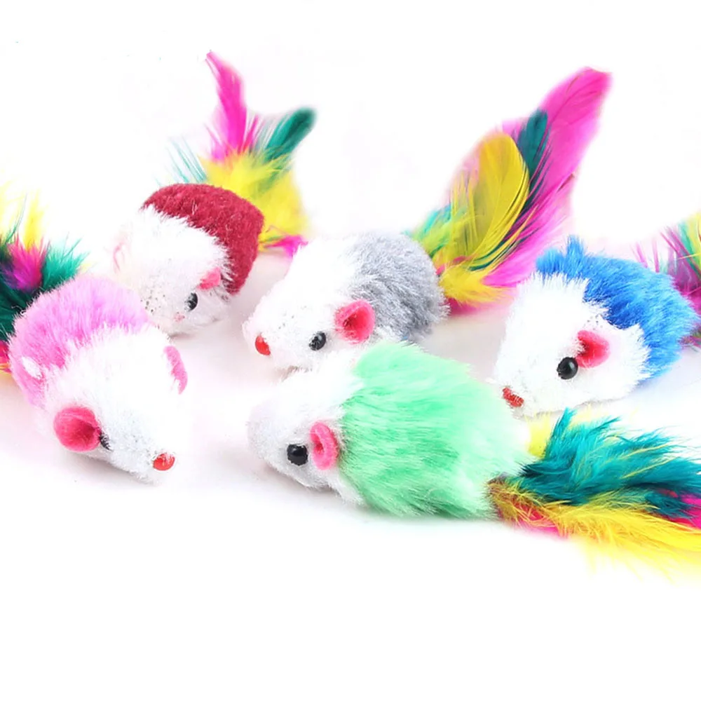 Кошка котенок собака игра в игрушку ложная мышь игрушки для крыс разные цвета |