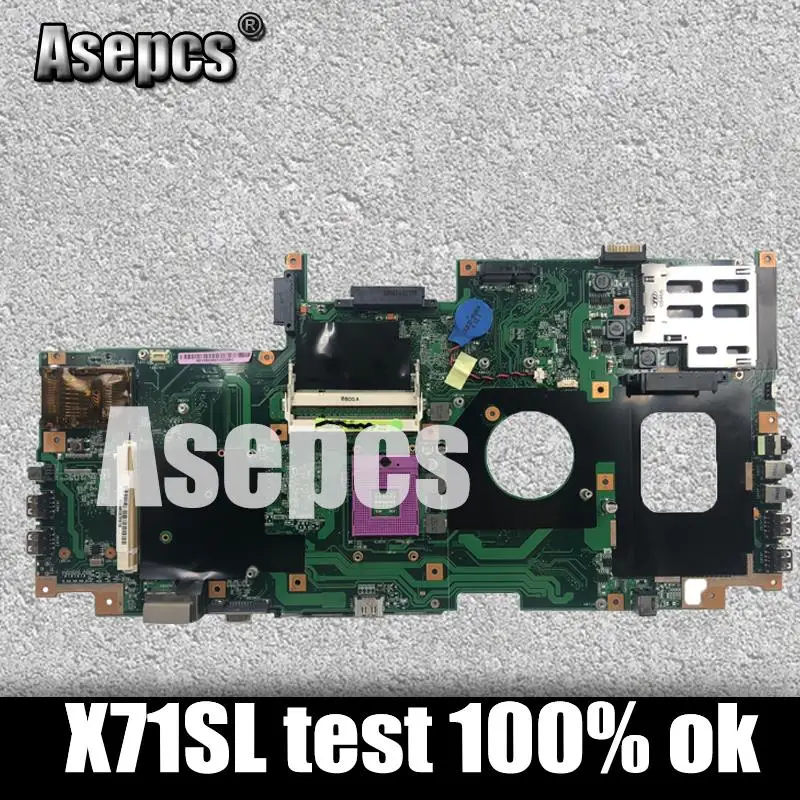 Asepcs X71SL материнская плата для ноутбука For Asus X71S тест оригинальная | Компьютеры и