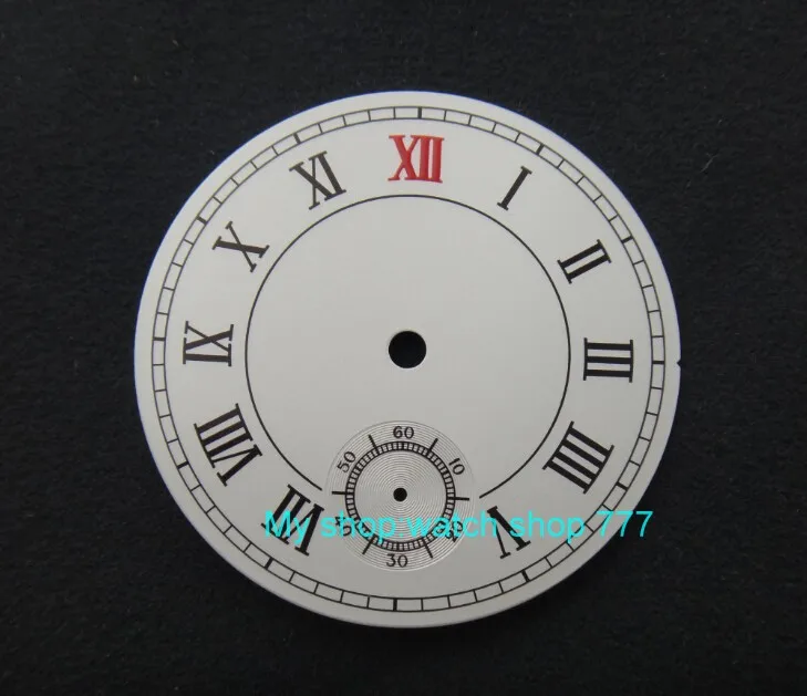 

38.9mm white dial fit for 6498-1 /6498-2/st3621 movement watch dial 11A