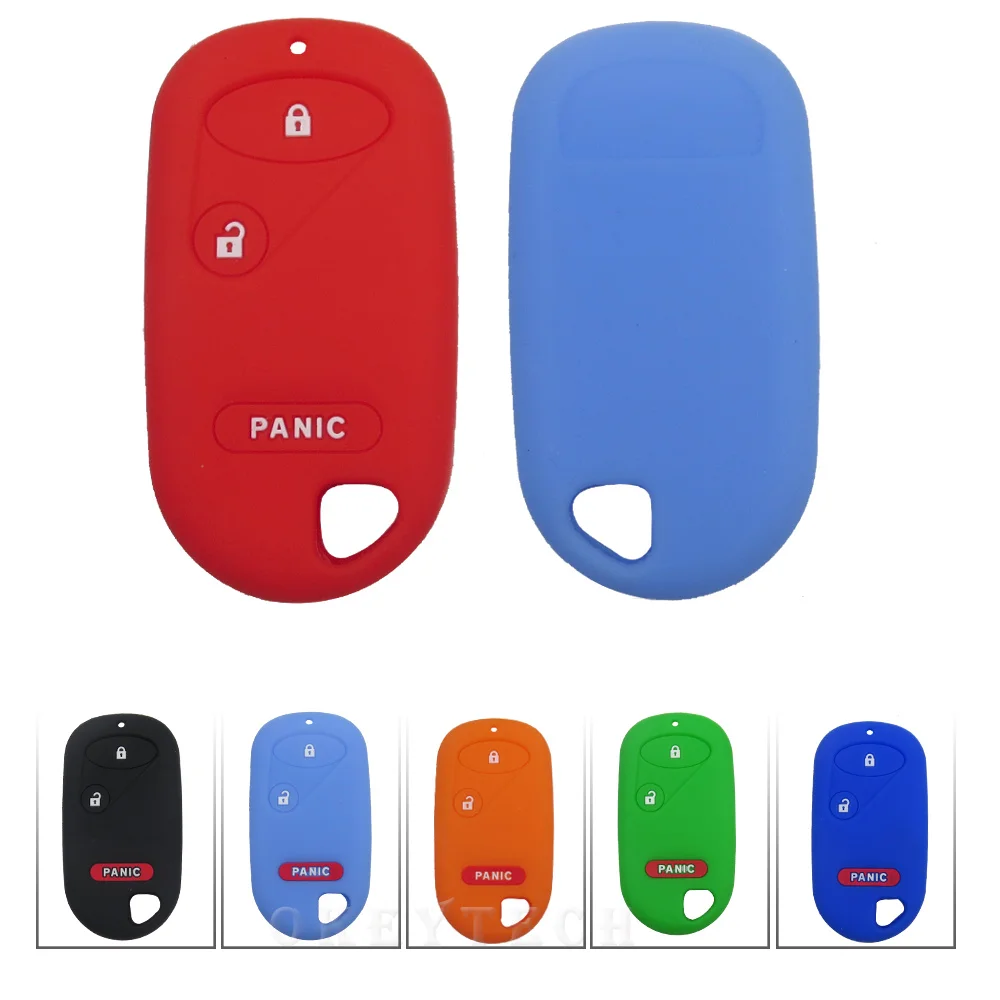 OkeyTech силиконовый чехол ключа автомобиля 3 кнопки сменный корпус для Honda Civic