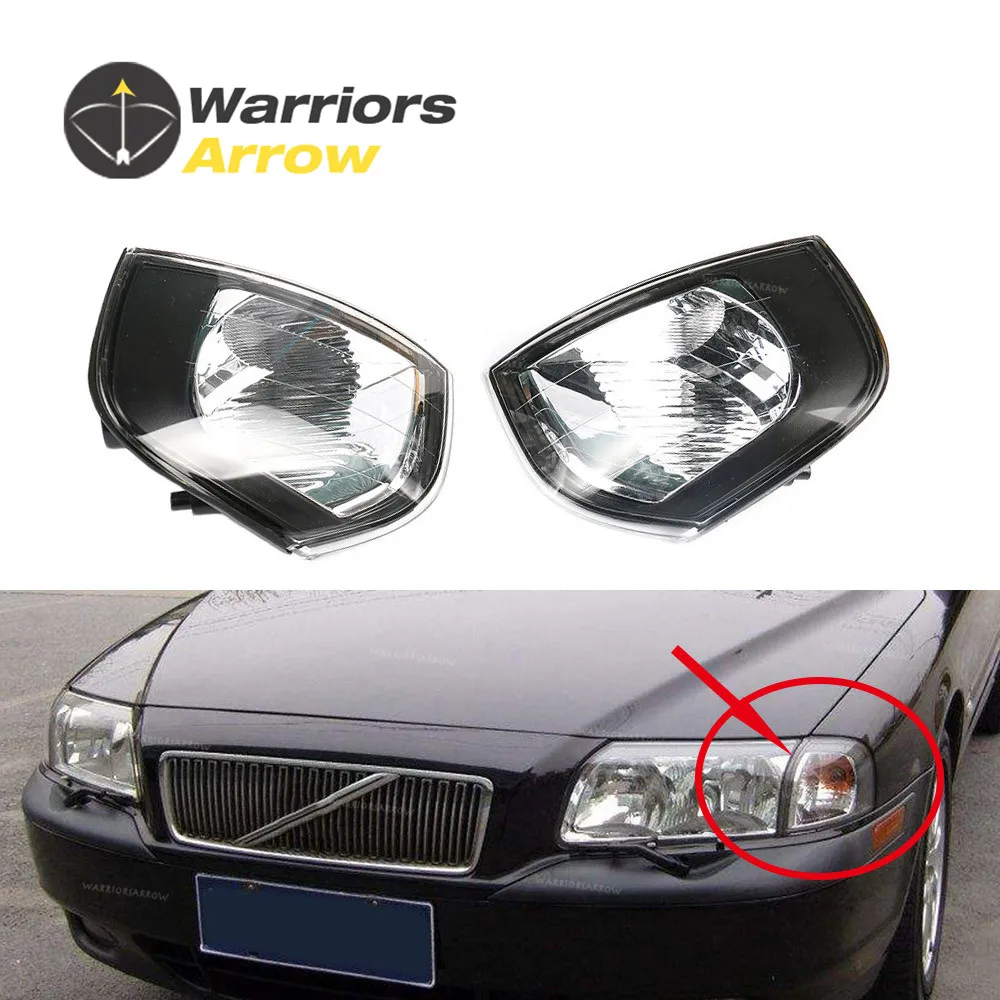 30655422 30655423 для Volvo S80 1999 2000 2002 2005 2006 ПАРА спереди lh rh указатель поворота угловой свет лампы без спереди