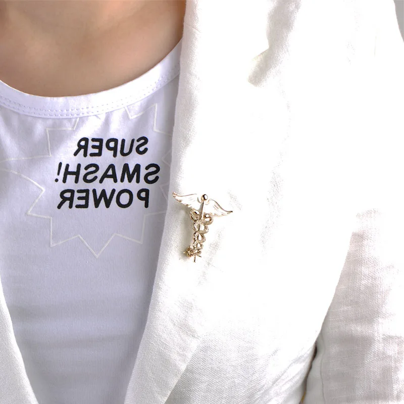 Madrry креативная парная искусственная эмалированная Брошь для женщин мужчин детей