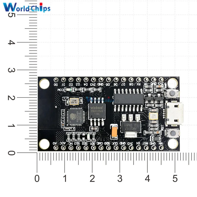 Беспроводной модуль NodeMcu v3 v2 ESP32 D1 Мини wifi макетная плата ESP8266 с антенной pcb и usb-портом ESP-12E CH340 CP2102