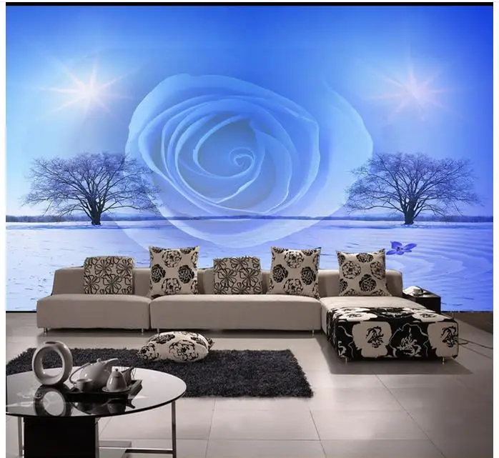 

3d photo wallpaper 3d murals wallpaper for walls 3 d Winter FengJingShu landscape paintings wall bedroom wallpaper decoration
