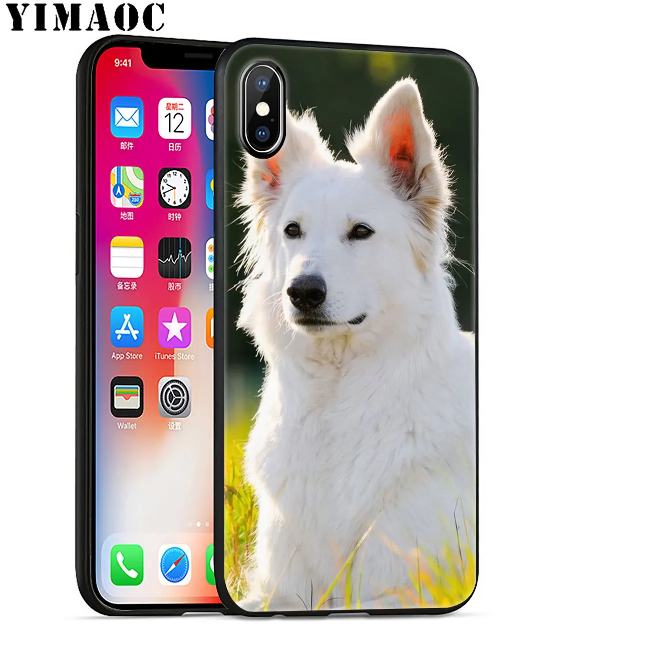 Мягкий силиконовый чехол YIMAOC для телефона с немецкой овчаркой iPhone 11 Pro XS Max XR X 6 6S 7 8