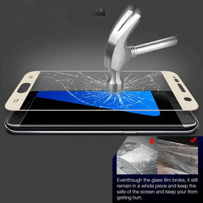 Закаленное стекло с полным покрытием для Samsung Galaxy Note 5 Note5 N9200 тонкая