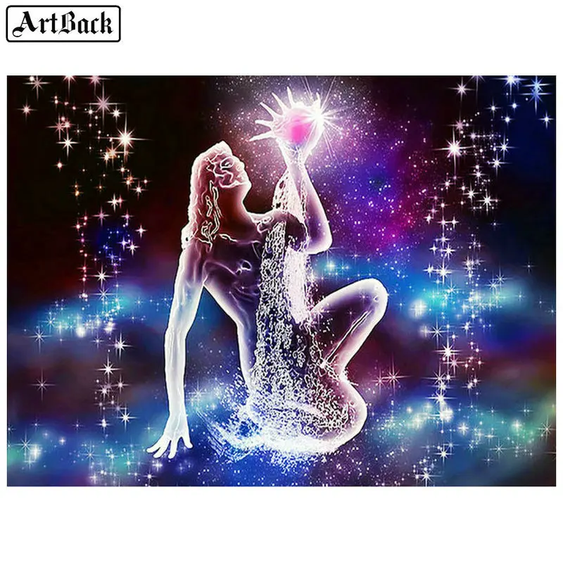 Алмазная 5d живопись картина с мотивами звездного неба пейзаж полноразмерная
