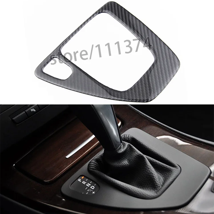 

Переключатель переключения передач из углеродного волокна для BMW 3 серии E90 320i 325i E91 E92 E93