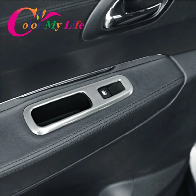 Цветной хромированный чехол из АБС пластика с блестками для внутренней двери и