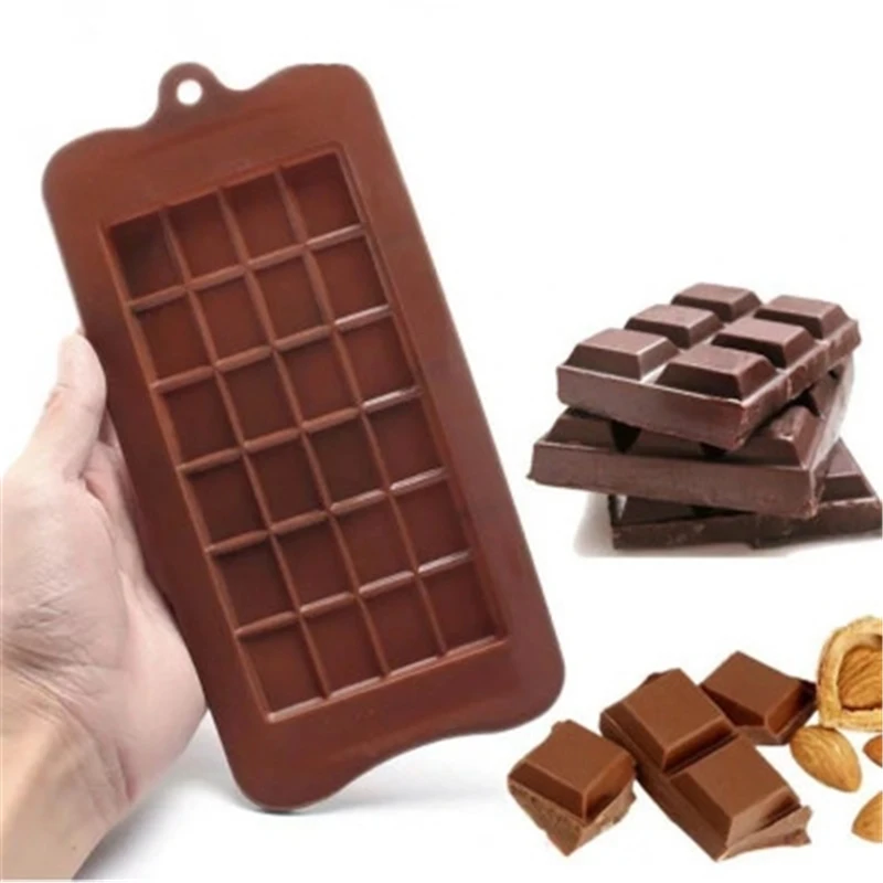 Silicone Mold Making Supplie DIY Chocolate Waffle Block Fondant Large Plate Shape High Quality Baking Tool | Дом и сад