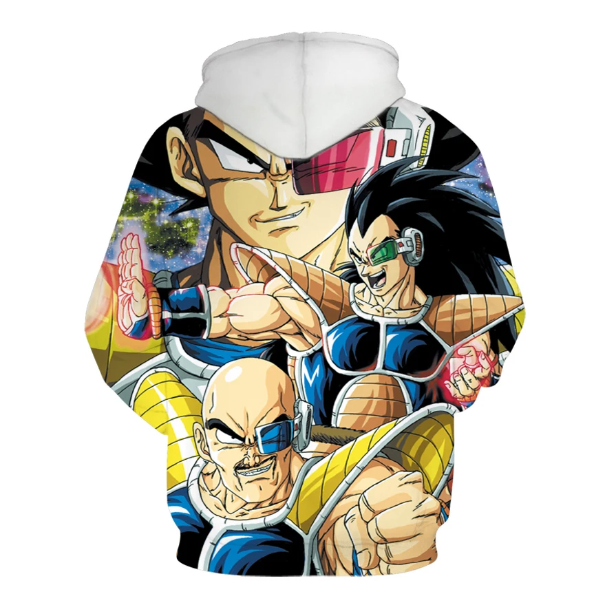 Новые толстовки с капюшоном Dragon Ball Z Saiyan Goku красные пуловеры для мужчин и женщин