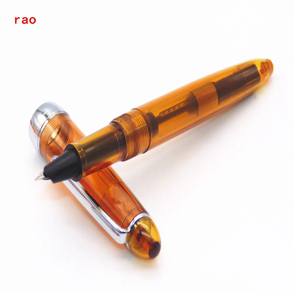 Jinhao 992, различные 12 цветов, спиральные круглые интерфейсные типы, Офисная Студенческая перьевая ручка, Новинка - Цвет: T coffee A