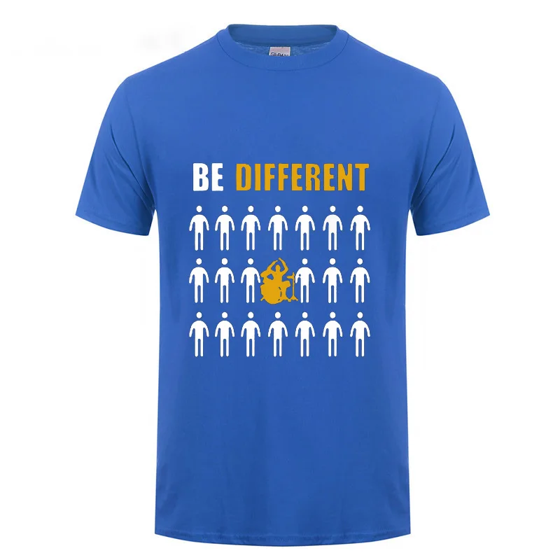 BE Different футболка забавный подарок на день рождения для барабанщика бойфренда мальчика Мужчины хип хоп Рок Группа Футболка короткий рукав барабанная музыка футболка