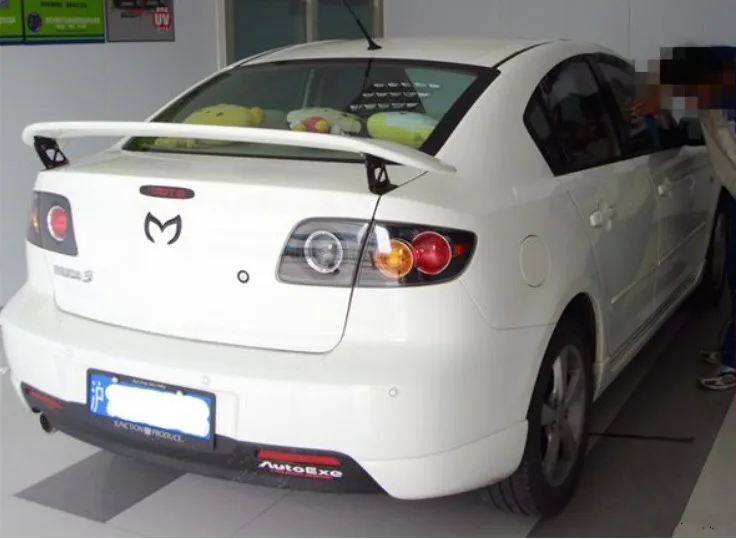 

Auto Spoiler For Mazda 3 2003.2004.2005.2006.2007.2008.2009 High quality ABS Rear Wing Spoilers Car Accessories