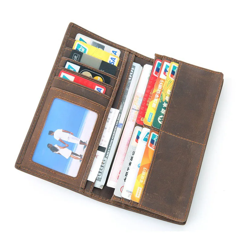 

Men's mini ultra-thin leather small card holder