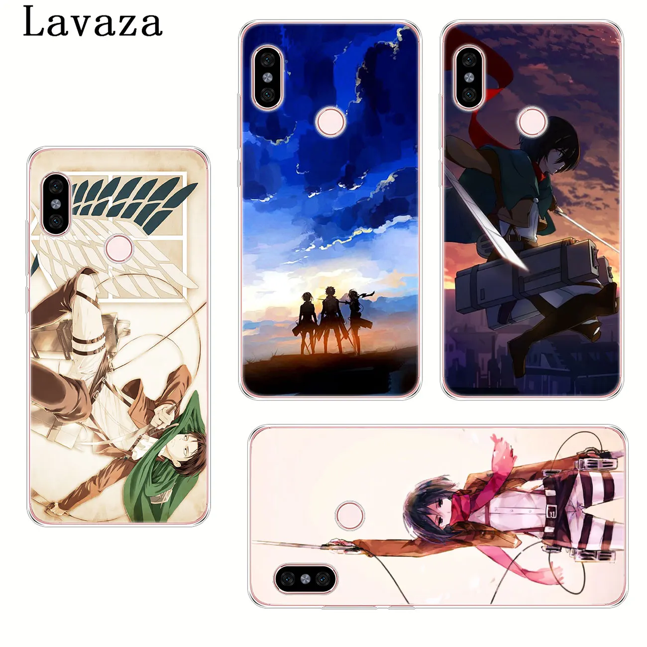 Жесткий чехол для телефона Lavaza ARMIN Levi Attack on Titan Xiaomi Redmi K20 8A 7A 5A 6A Note 8 7 5 6 Pro 4 4X |