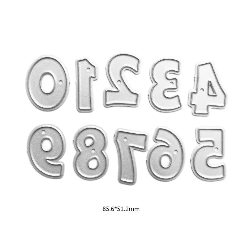 Цифры металлические режущие штампы трафарет для скрапбукинга &quotсделай сам&quot