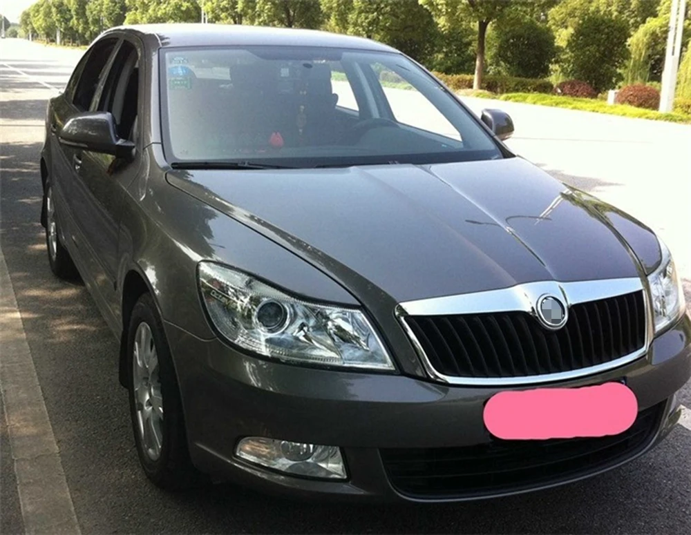 Для Skoda Octavia 2010 2011 2012 2013 фары автомобиля прозрачные линзы авто чехол