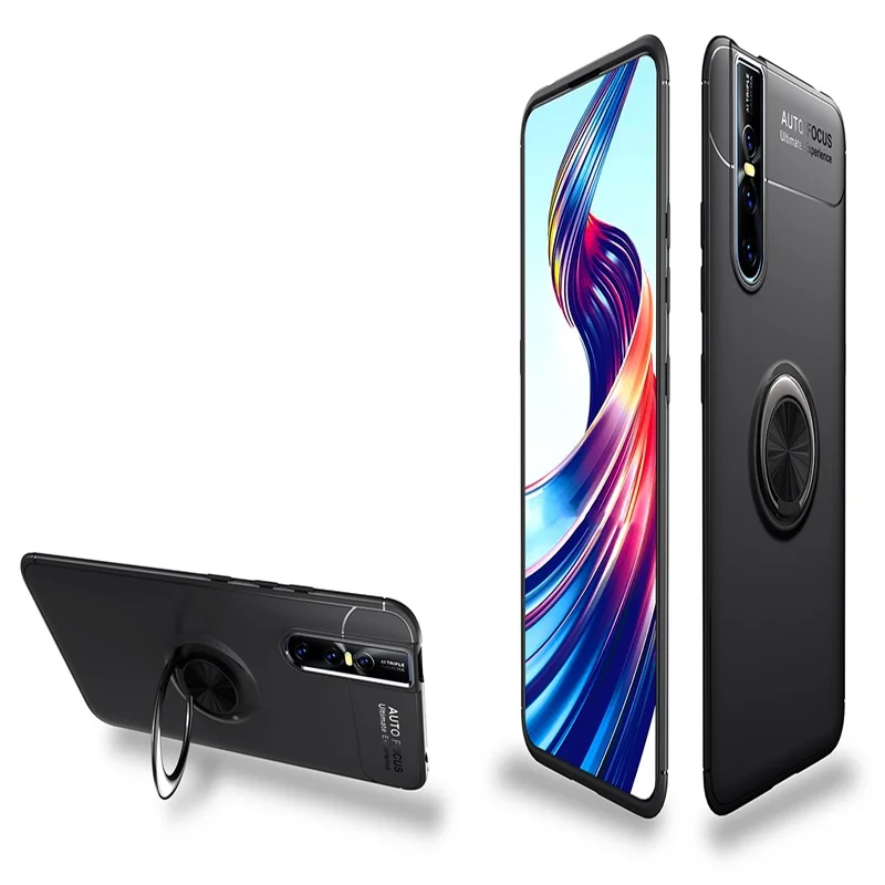Чехол для VIVO V15 S1 чехол V1831A 6 53 дюйма держатель кольца на палец Мягкий бампер