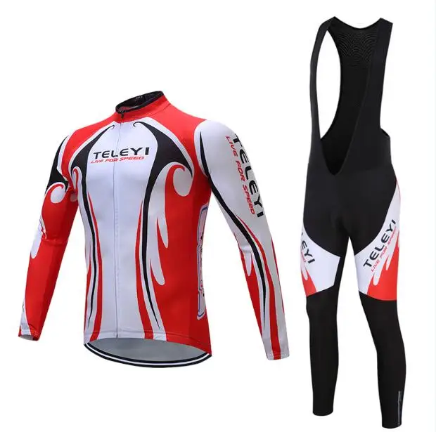 jersey and pants Зимний комплект из Джерси для велоспорта, Мужская теплая флисовая велосипедная форма, облегающий костюм, профессиональная одежда для триатлона, одежда для велоспорта, спортивная одежда - Цвет: jersey and pants