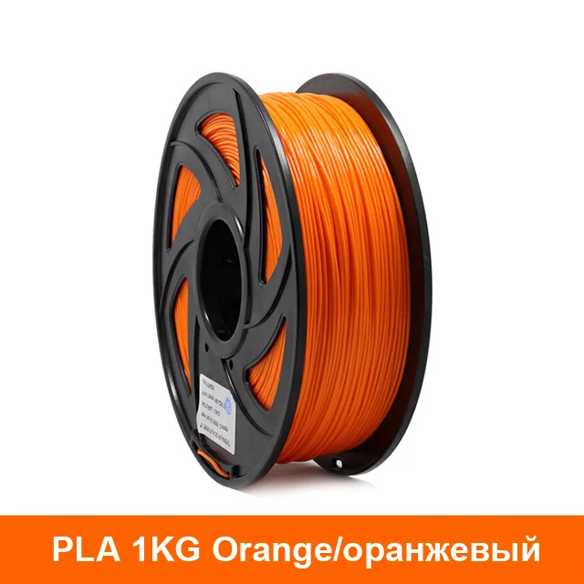 1KG Orange Color 10 шт. Anet 1,75 мм 1 кг/шт. PLA нити для 3d принтера 3D ручки нити материалы пластик стержень Резина Красочные - Цвет: 1KG Orange Color