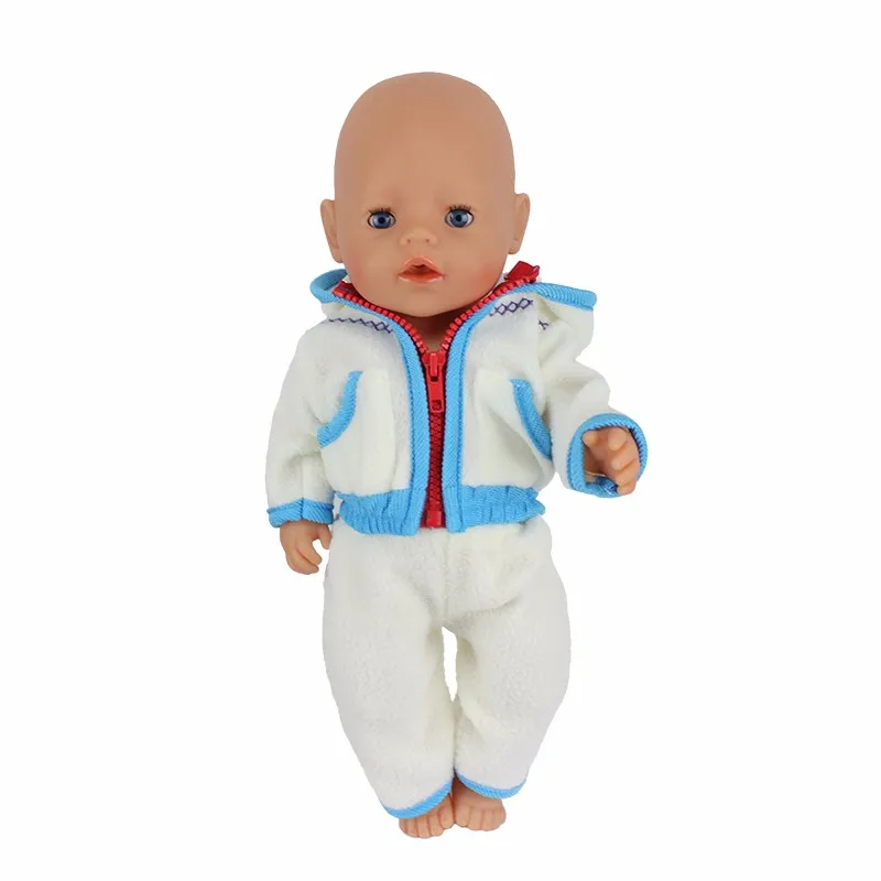 Костюм для прыжков, подходит для 43 см, Zapf Baby Doll Reborn Baby Dolls, одежда и 17 дюймов, аксессуары для кукол