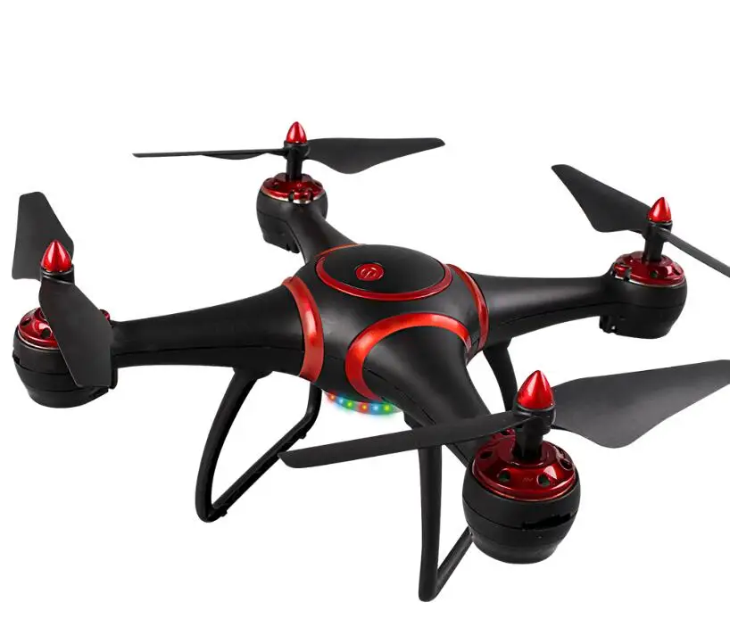 Black Without Camera Высота Удержание WI-FI FPV Радиоуправляемый Дрон s7 headless режим RC Quadcopter со светодиодной ночной яркая WI-FI fpv камеры VS DJI Phantom 3 - Цвет: Black Without Camera