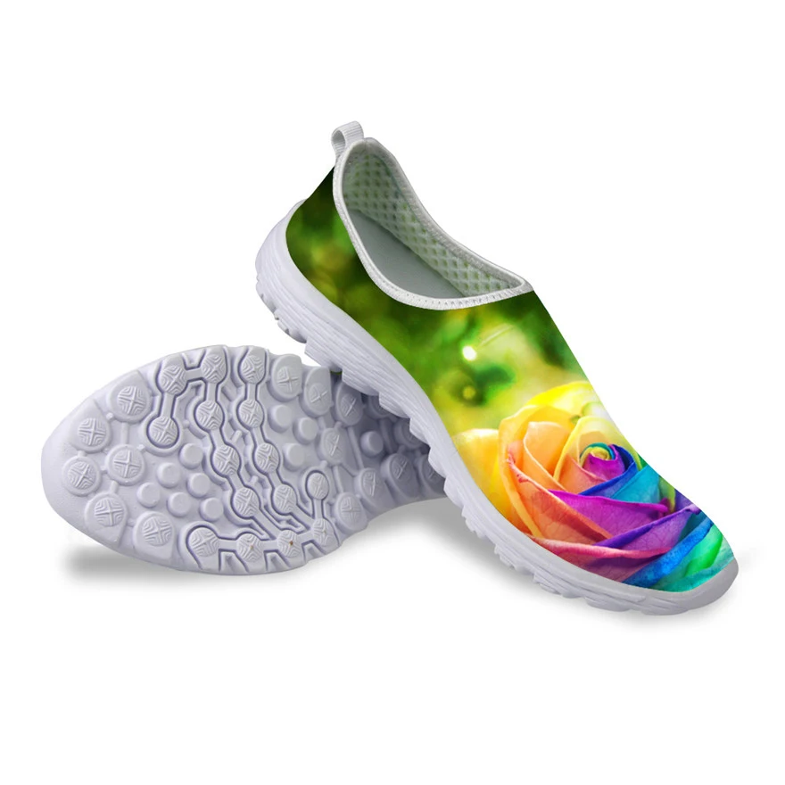 Бесшумная модная женская летняя пляжная обувь из сетчатого материала Удобная с