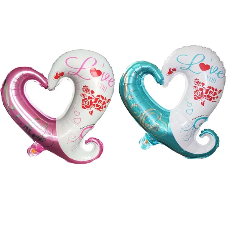 10 шт. 18 дюйм(ов) сердце фольгированные шары Love Globos день рождения День Святого