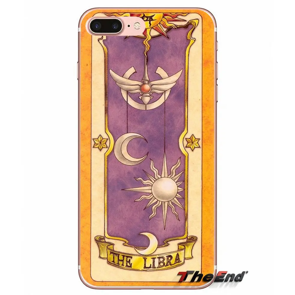 Для Samsung Galaxy J1 J2 J3 J5 J7 A3 A5 A7 2015 2016 2017 J530 J730 Fundas Coque sakura cardcaptor The Voice Card мягкий