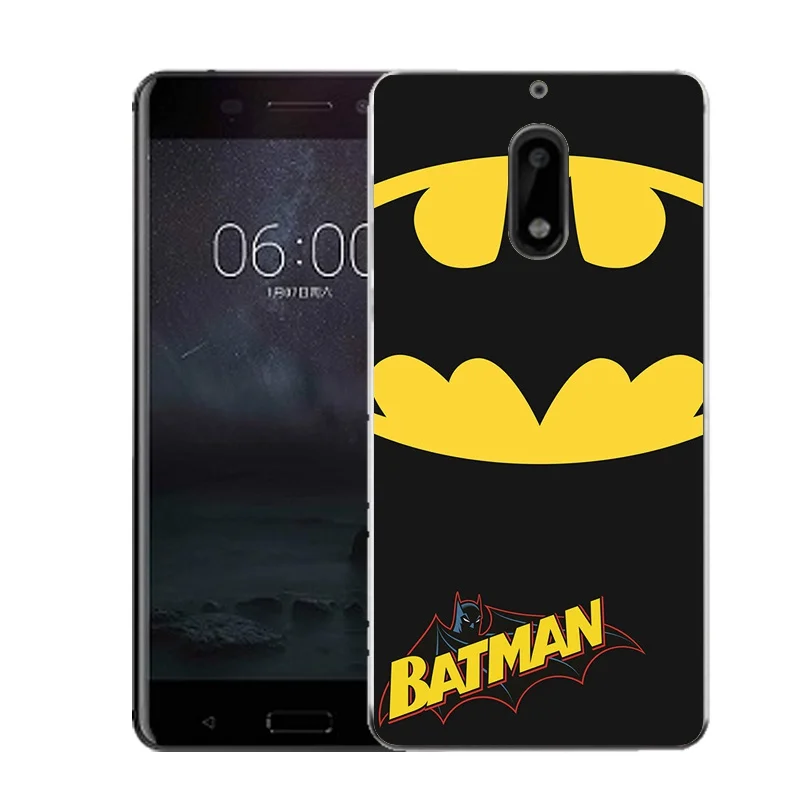 Qmswei Мягкий ТПУ чехол для телефона nokia3 nokia5 nokia6 nokia8 N540 N535 прозрачный Бэтмен лошадь