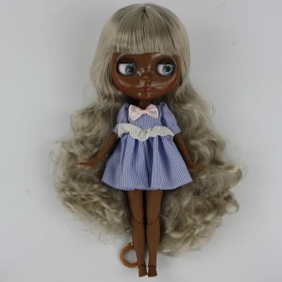 Супер черная кожа обнаженные куклы Блит 2018|nude blythe doll|blythe dollnude |