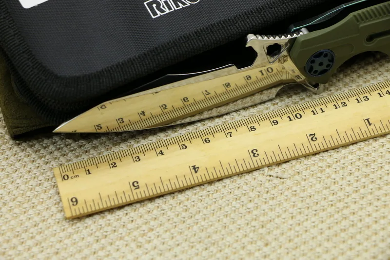 Rikeknife RIKE M3 Флиппер шариковый подшипник тактический складной нож 154 см лезвие Титан+ G10 Ручка Открытый охотничий карманный нож EDC