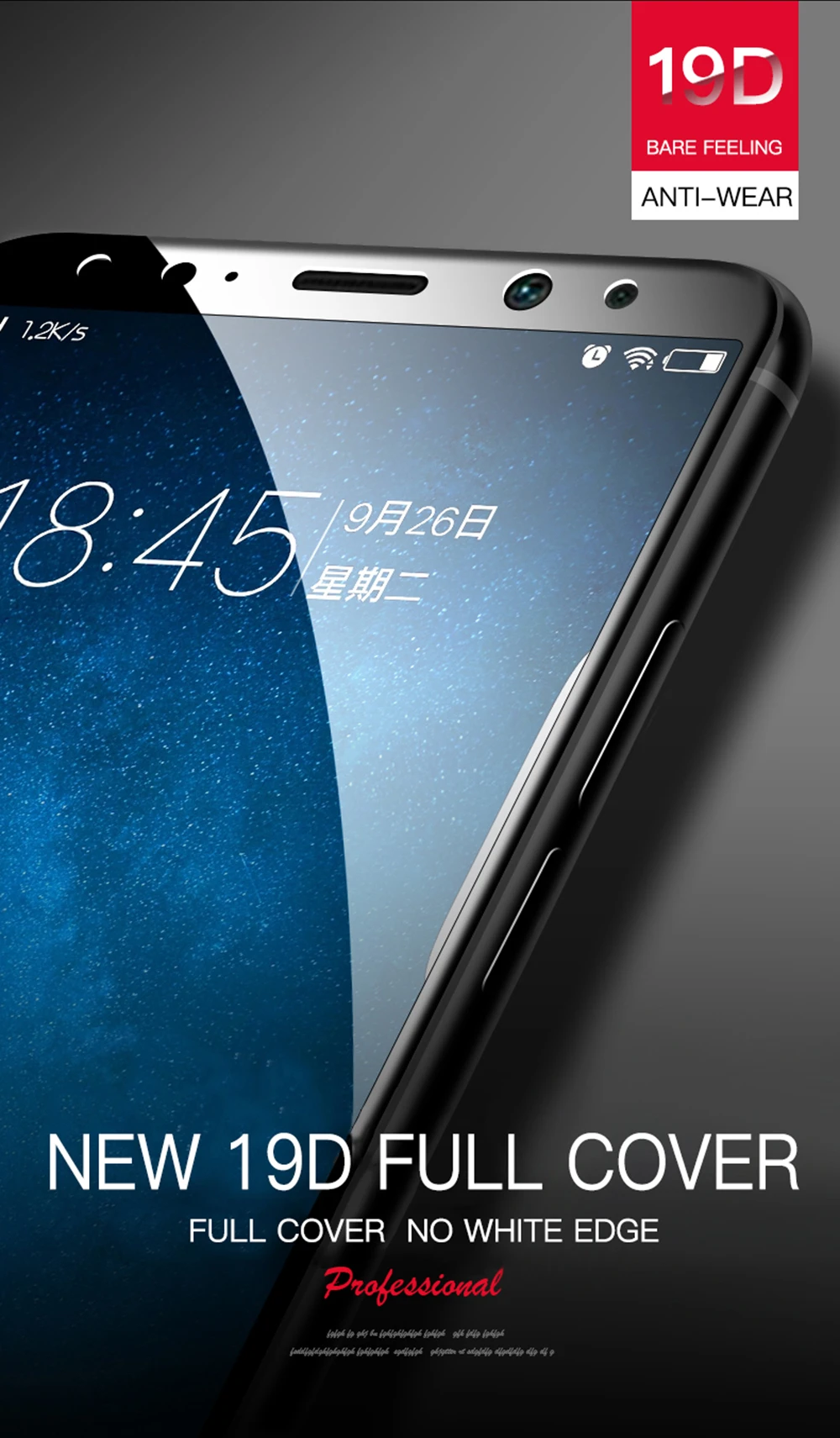 19D изогнутое закаленное стекло для huawei P20 P30 Lite Y9 Y5 Y6 Y7 Pro Prime Max защитная пленка на весь экран