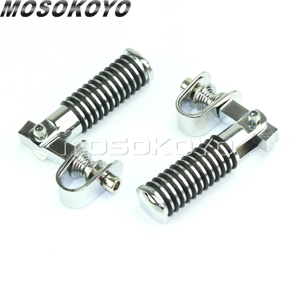 U-зажим на мотоцикл Footpeg ног 7/" 1" двигатель бар трубки шоссе для ног для honda Suzuki Kawasaki