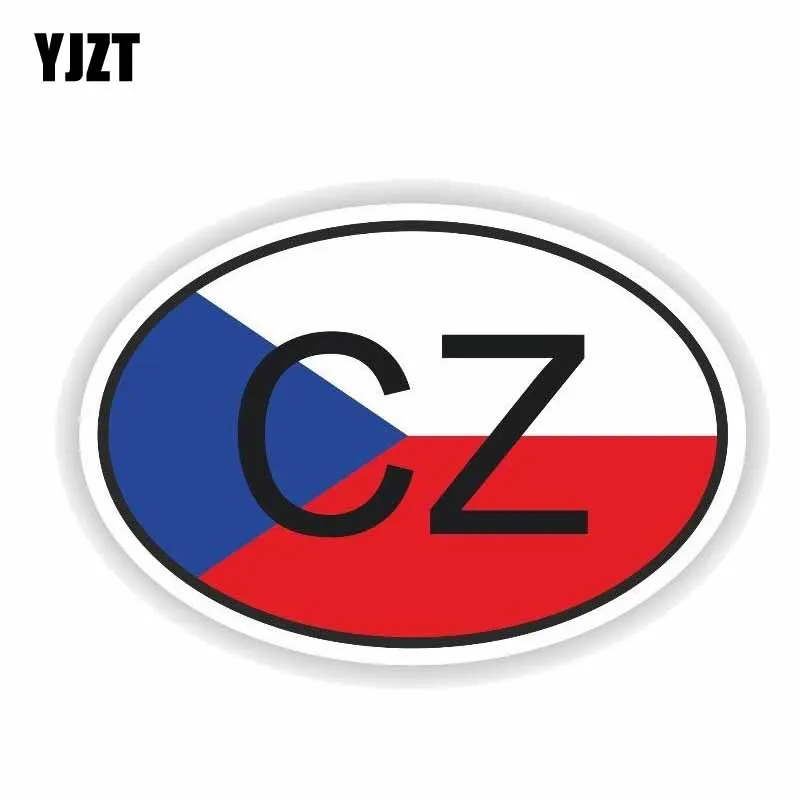 YJZT 13 5 см * 9 1 креативная наклейка для автомобиля из чешского кубического циркония