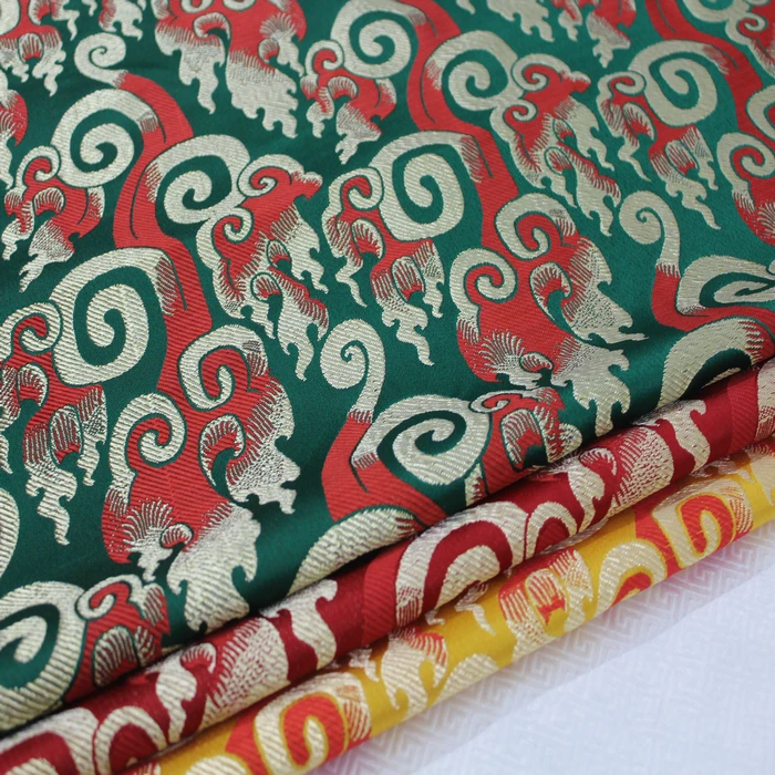 Фото Ткань монгольского китайского ветрозащитного халата тибетская декоративная