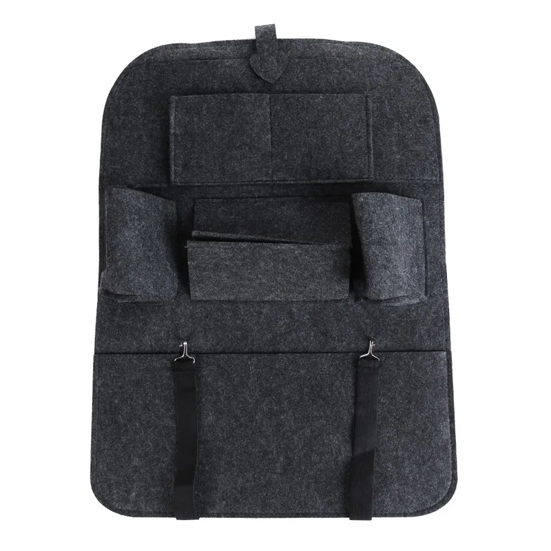 Dark Gray 1 шт. Авто автомобильная сумка для хранения на заднее сиденье Органайзер сетка для мусора держатель мульти-карман дорожная вешалка для авто емкость сумка Контейнер - Цвет: Dark Gray
