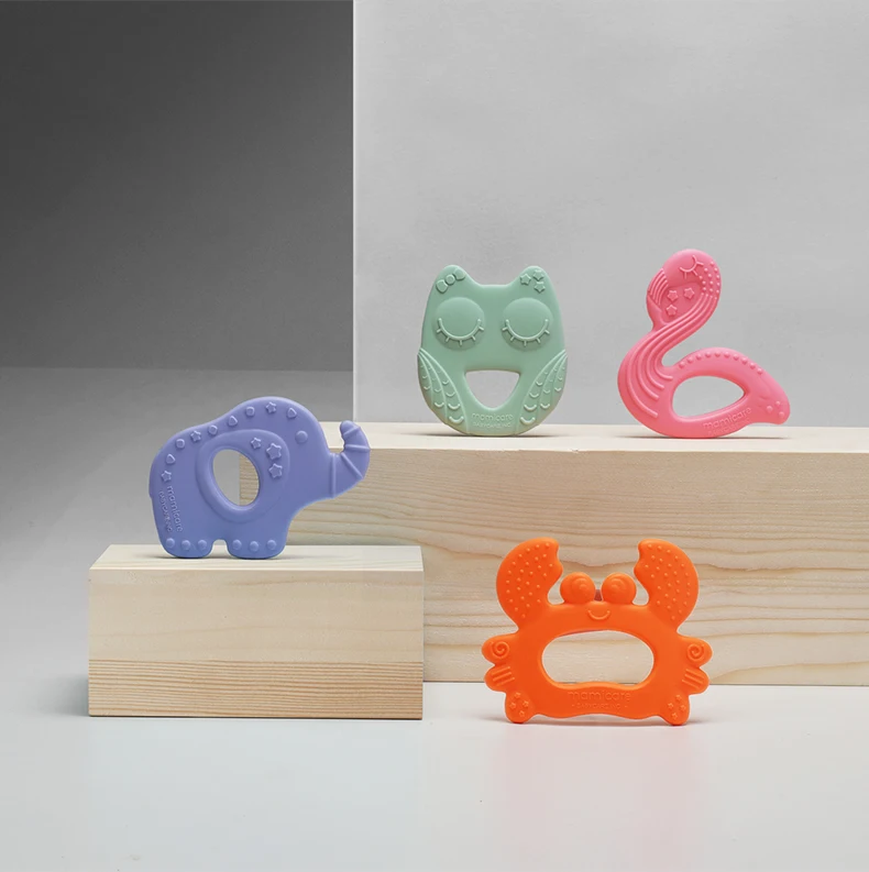 Детский зубной уход милая форма силиконовый прорезыватель для малышей