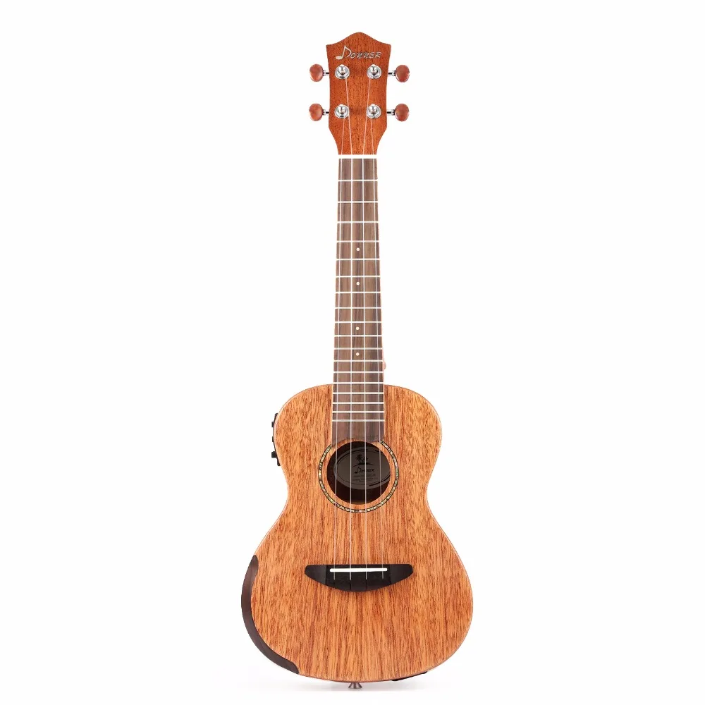 Donner EQ 26 дюймов корпус из красного дерева твердый электроакустический укулеле
