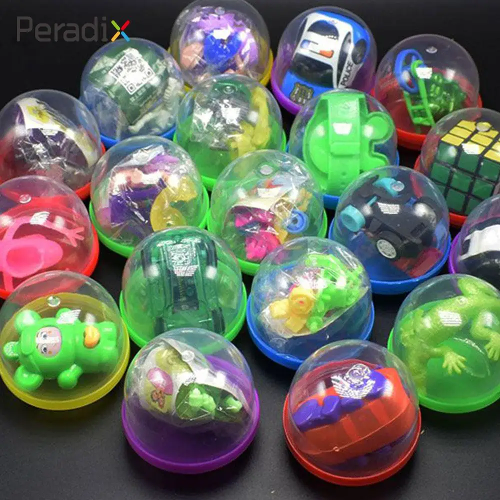 10Pcs/Set Round Shaped 45mm Capsule Toys Ball Operational Interactive Gifts Kids children color twisted egg random style | Игрушки и