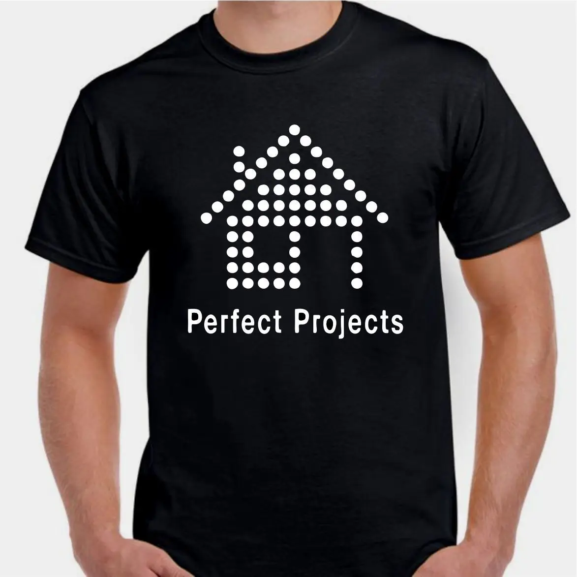 

Perfect Projects Home Living Geometry Build T Shirt Fashion Style Cotton Low Price Tee Teen T-Shirt