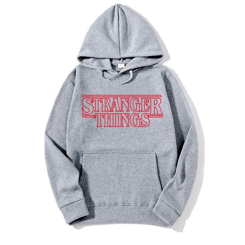 Мужская толстовка с капюшоном Stranger Things хлопковая капюшоном|Мужские толстовки и