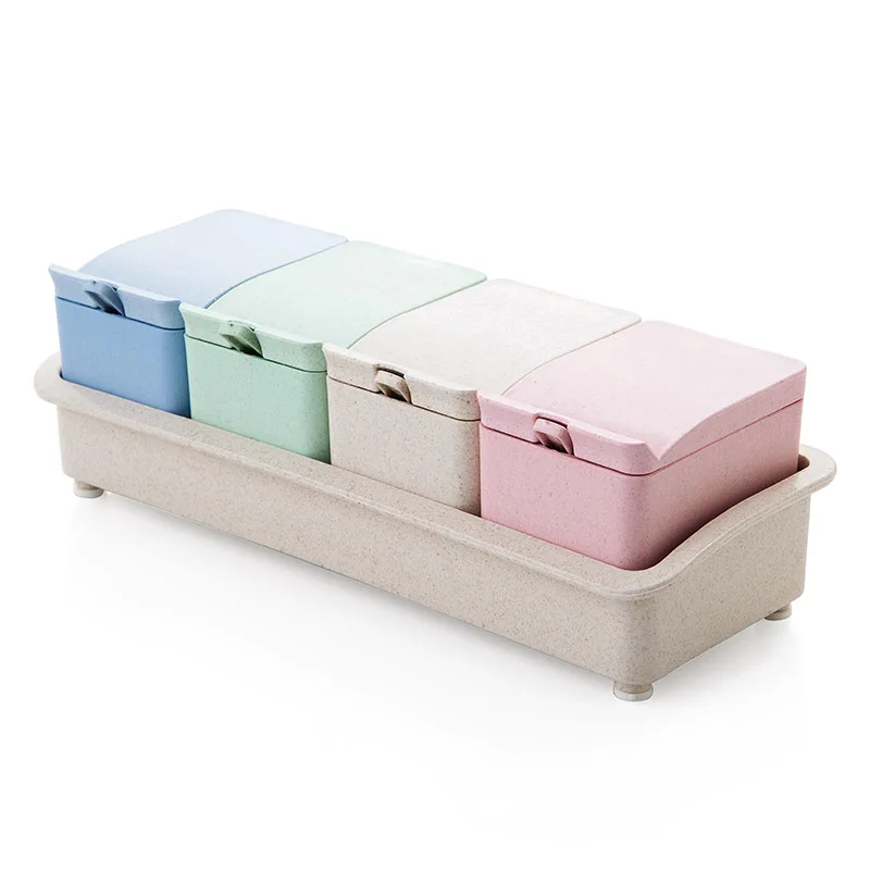 4 шт./компл. зернистая пластиковая зернистость бутылка