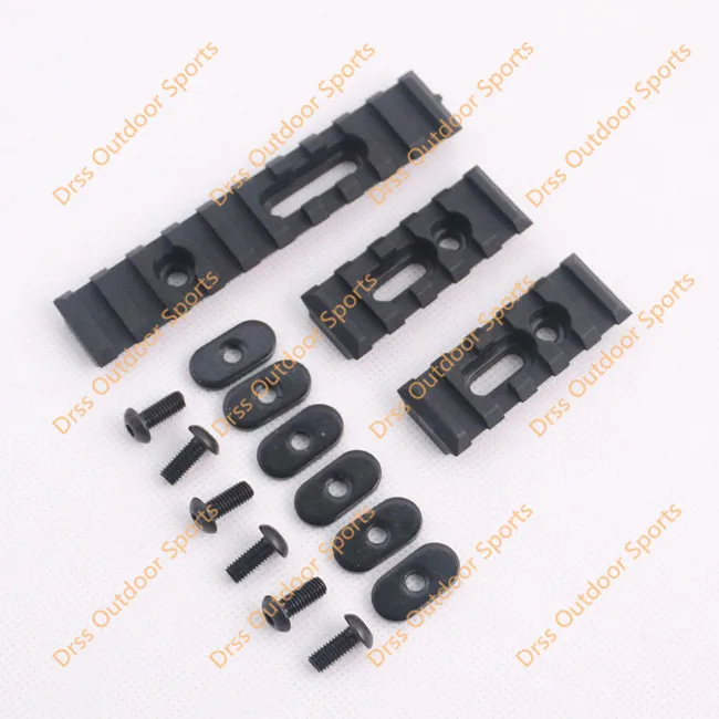 Drss хорошее качество 3 шт Набор рельсов для PTS Handguard черный (DS3521A)|pts|set |