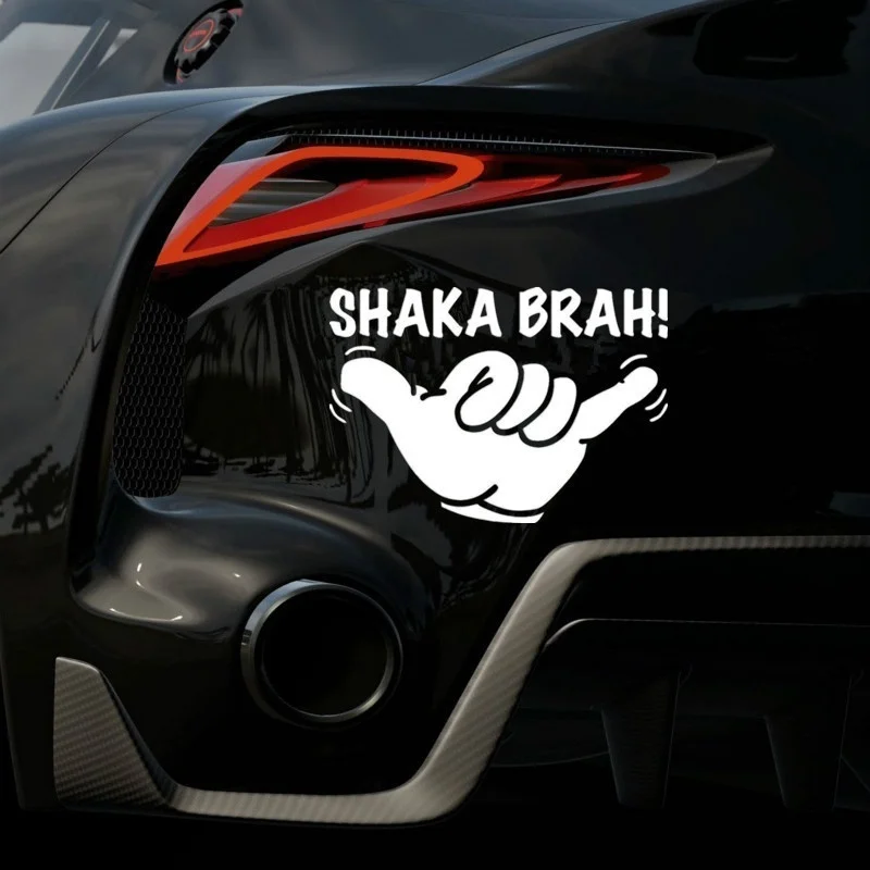 Shaka Brah Mano Hawaii Surf Sticker window Decals and Motorcycle toy Styling 14x10cm | Игрушки и хобби