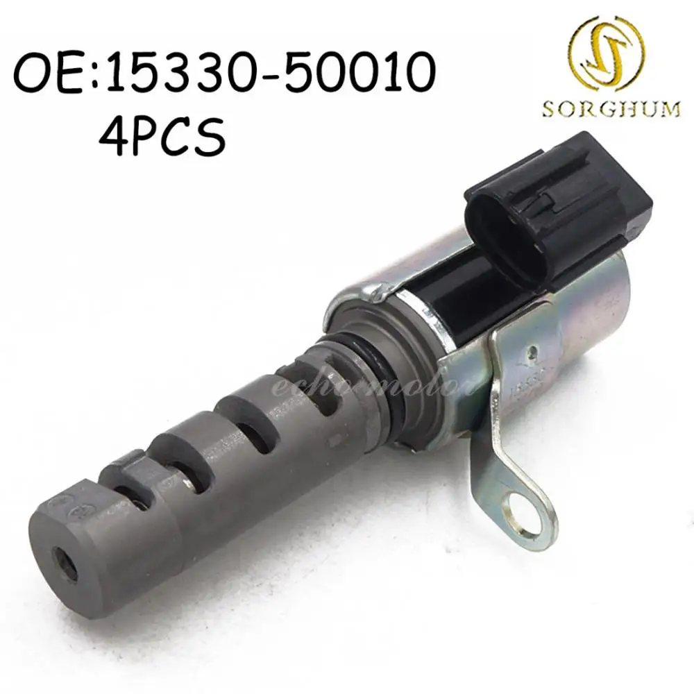 

4PCS 15330-50010 Variable Valve Timing Solenoid VVT for Lexus GS430 LS430 LS400 SC400 15330-0F010 15330-50011